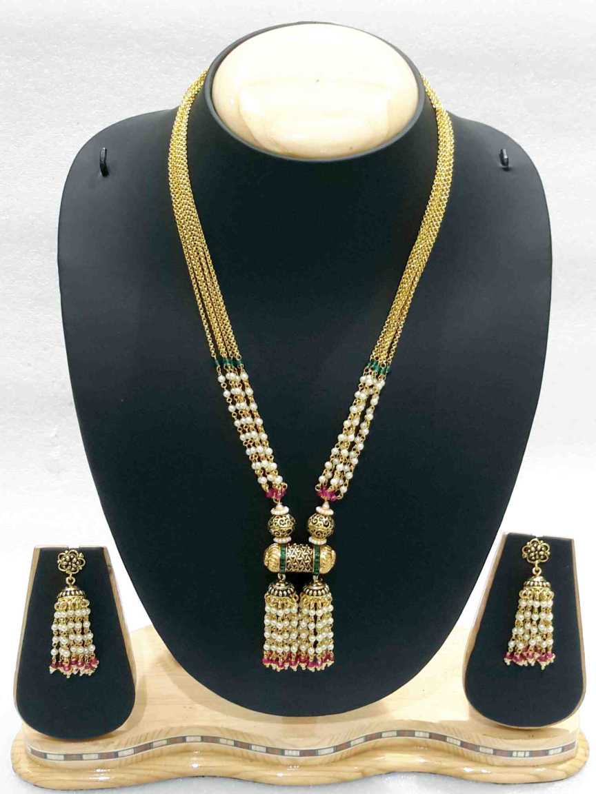 checkered_polki-necklace_earring-NLCK16151GNRNBD