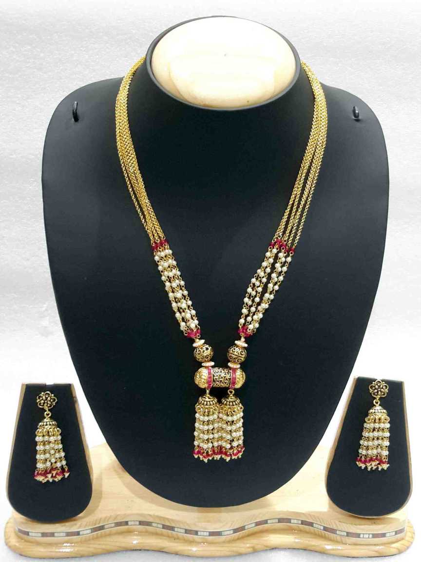 checkered_polki-necklace_earring-NLCK16151RNBD