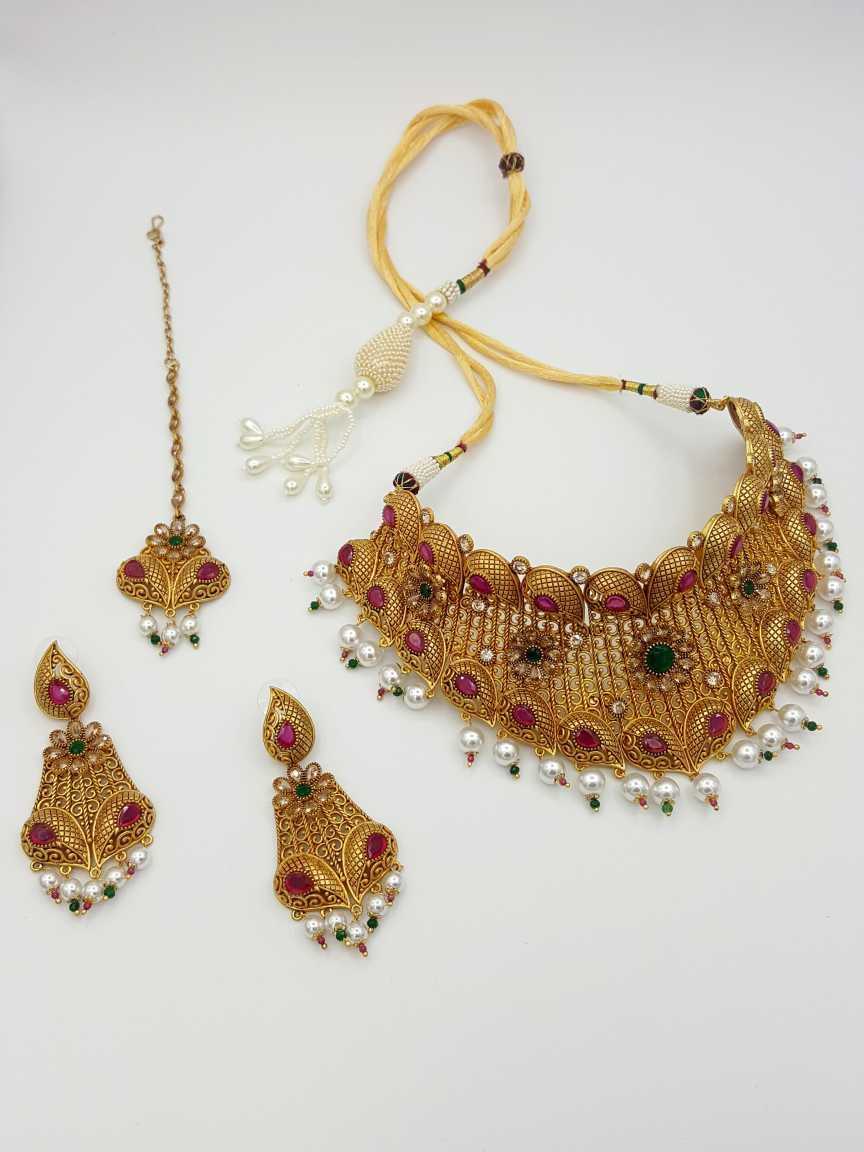 checkered_polki-necklace_earring-NLCK17542REHG