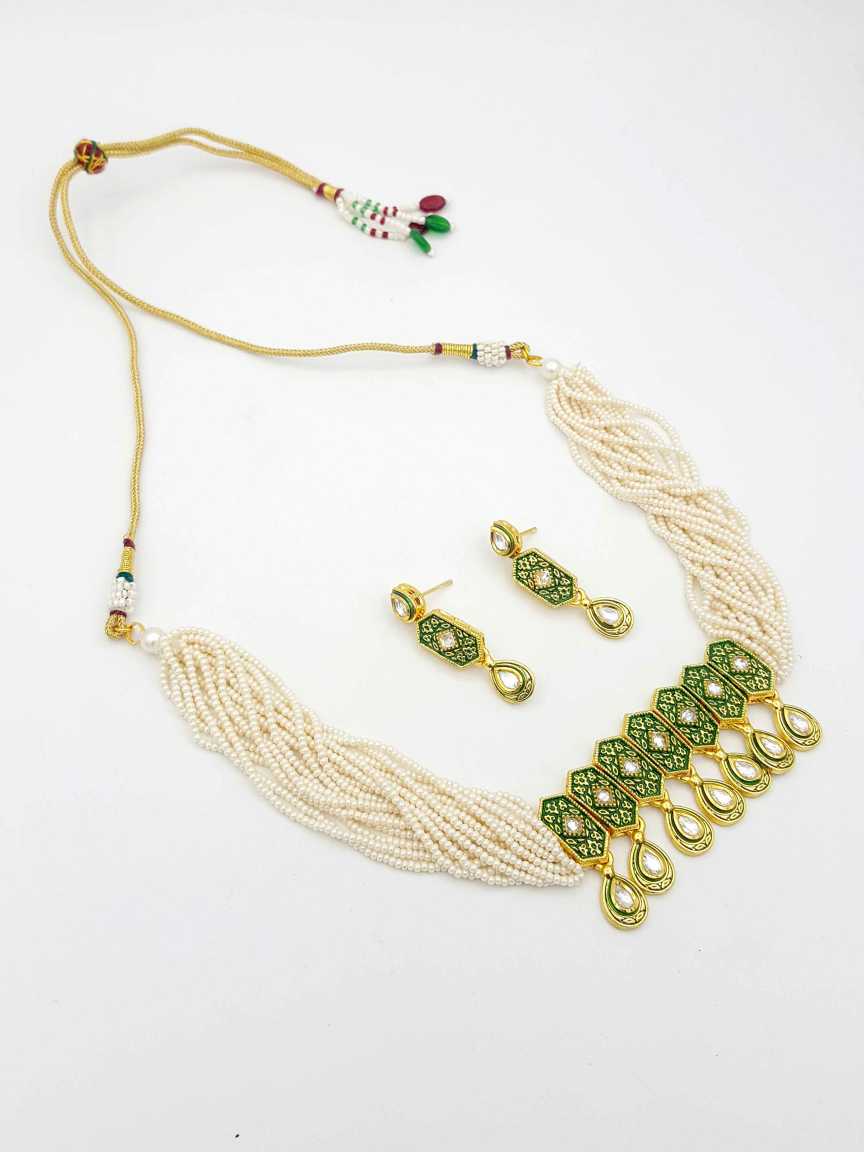 checkered_polki-necklace_earring-NLCK18768GNHG