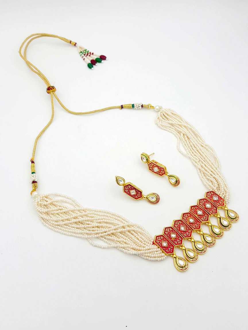 checkered_polki-necklace_earring-NLCK18768RNHG