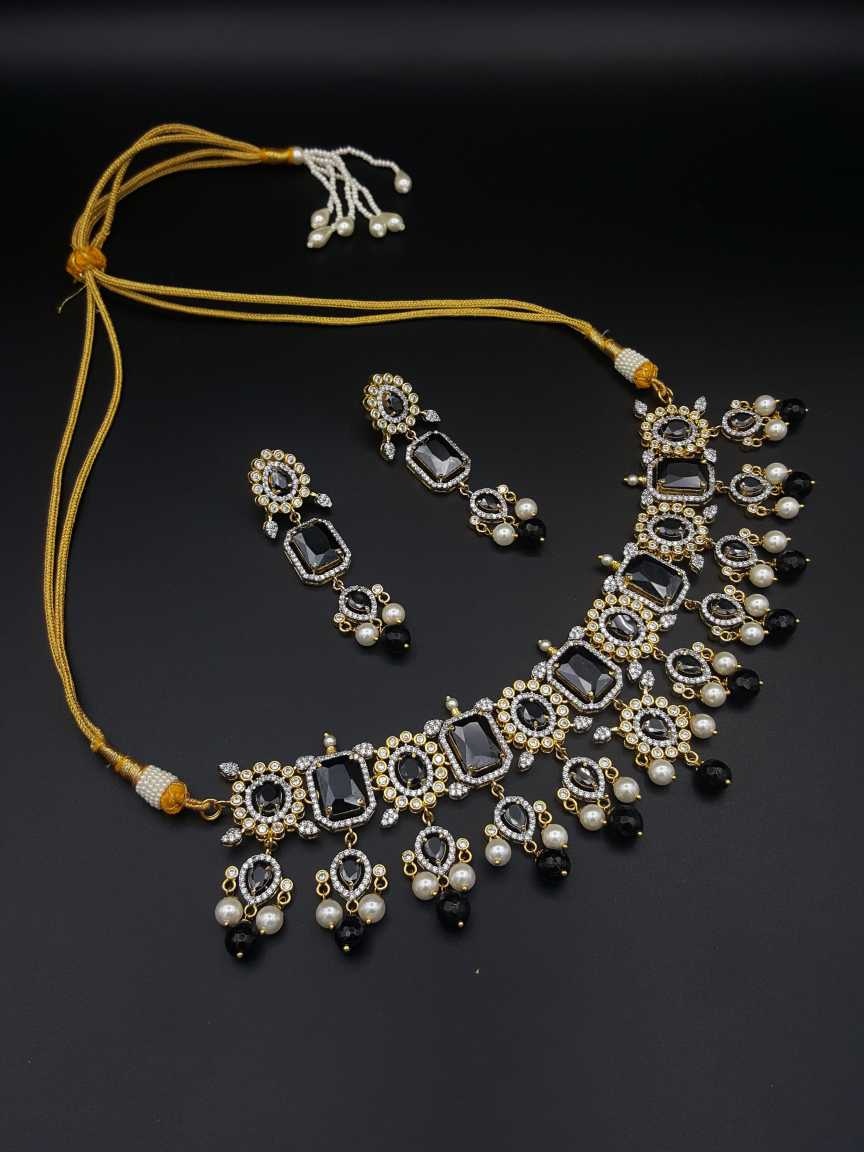 cz_diamond-necklace_earring-NLCZ17702BKTT