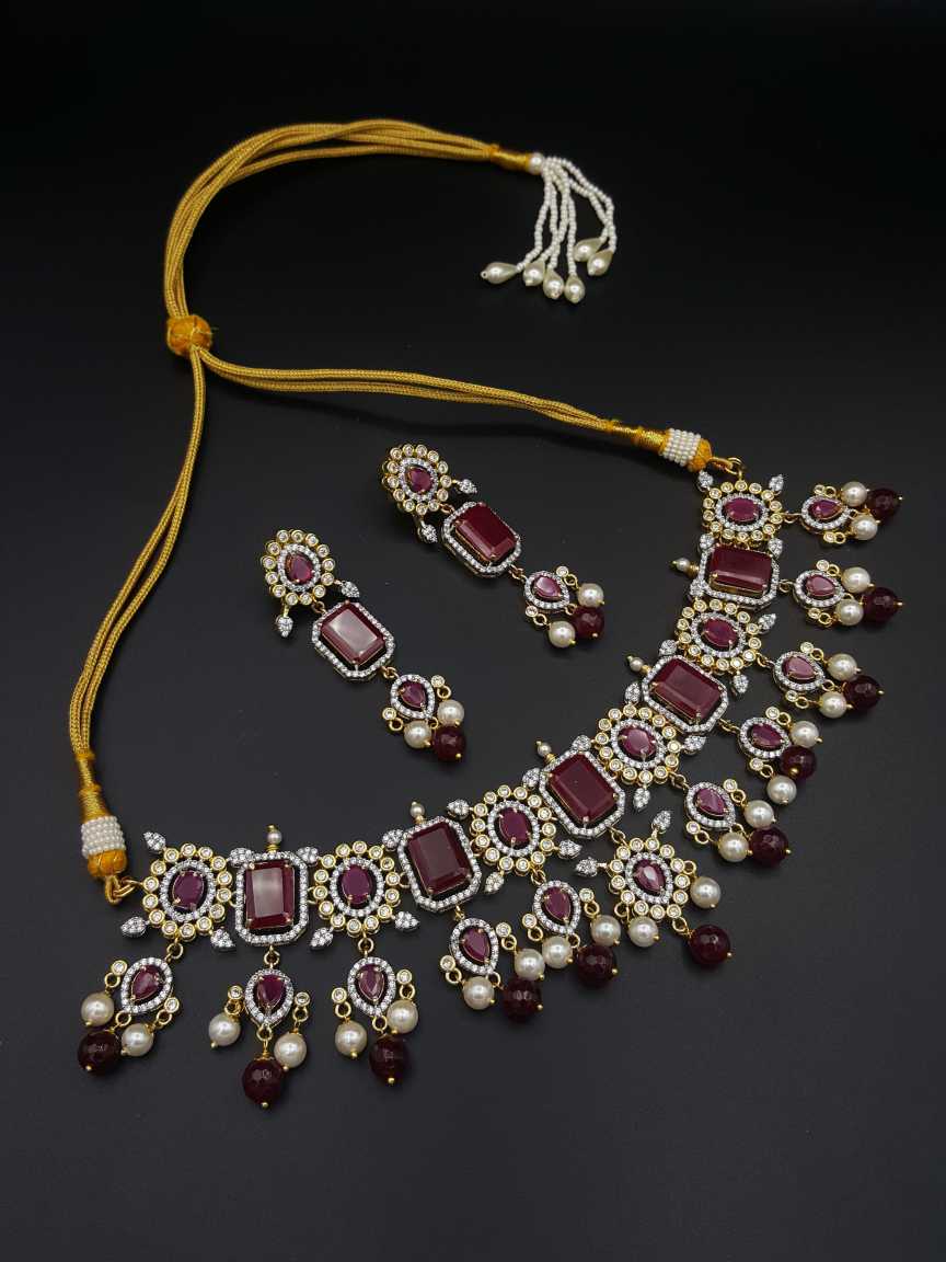cz_diamond-necklace_earring-NLCZ17702RBTT