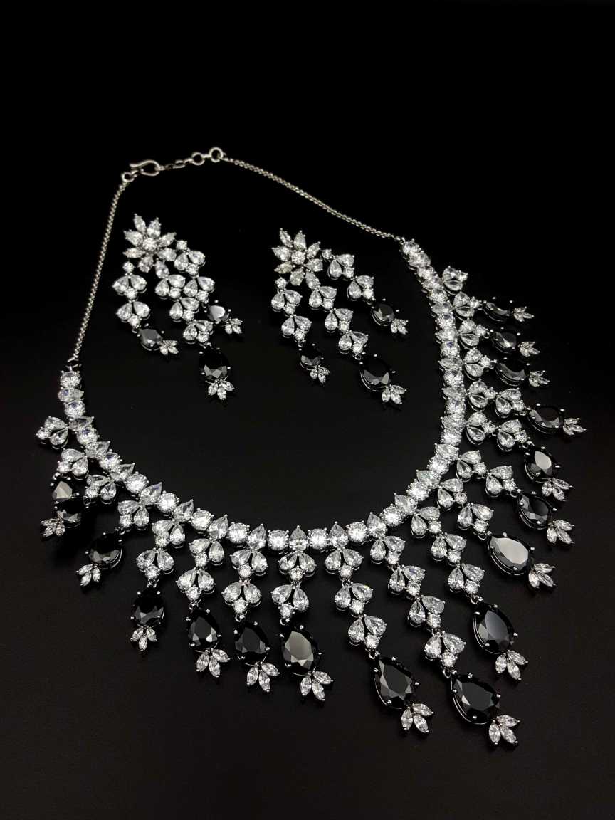 cz_diamond-necklace_earring-NLCZ18643BKRH