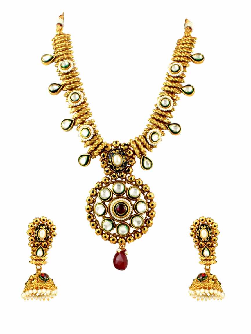 kundan-necklace_earring-NLKU10669RLHG