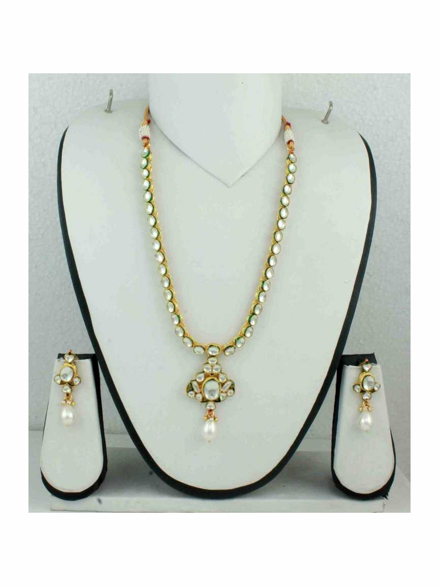 NECKLACE EARRING in JADAU KUNDAN Style | Design - 10956