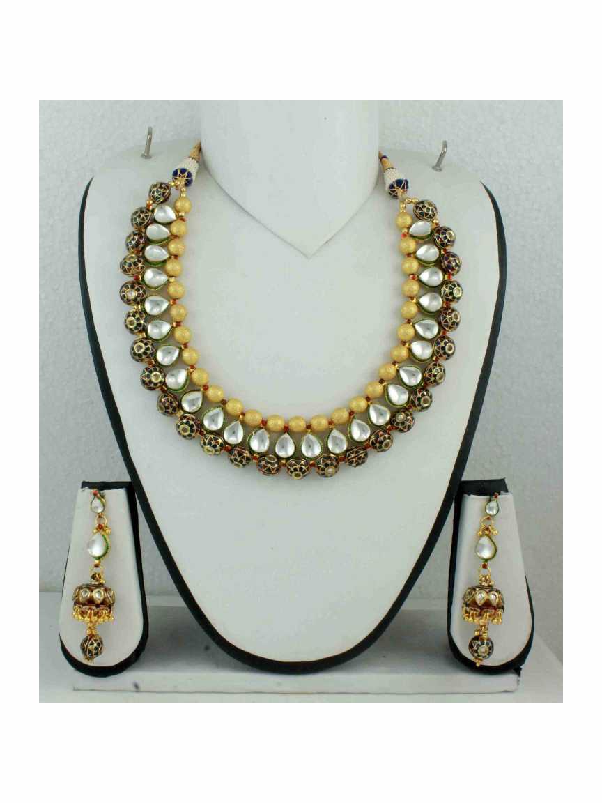 kundan-necklace_earring-NLKU10962BLRDHG