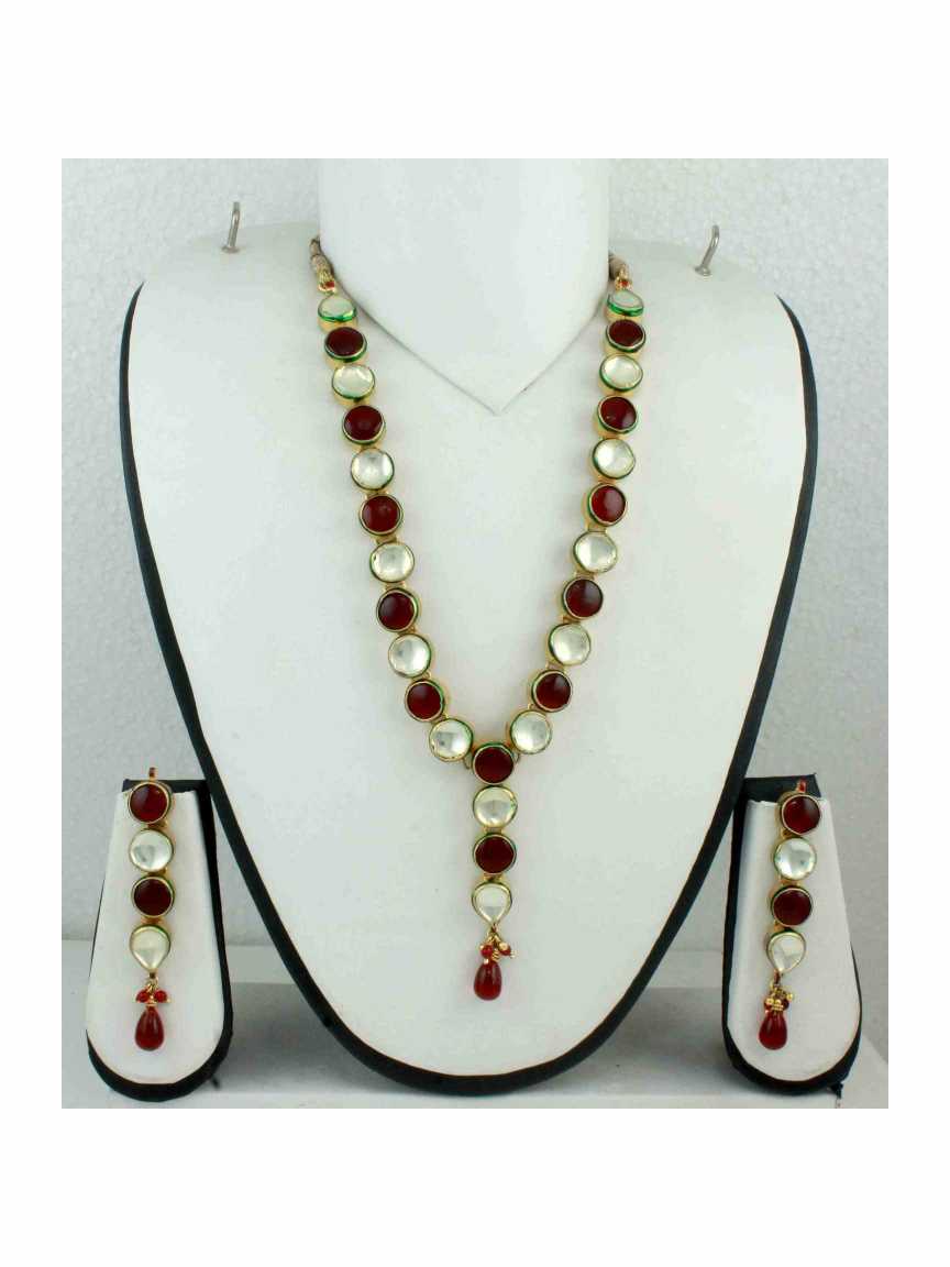 NECKLACE EARRING in JADAU KUNDAN Style | Design - 10968