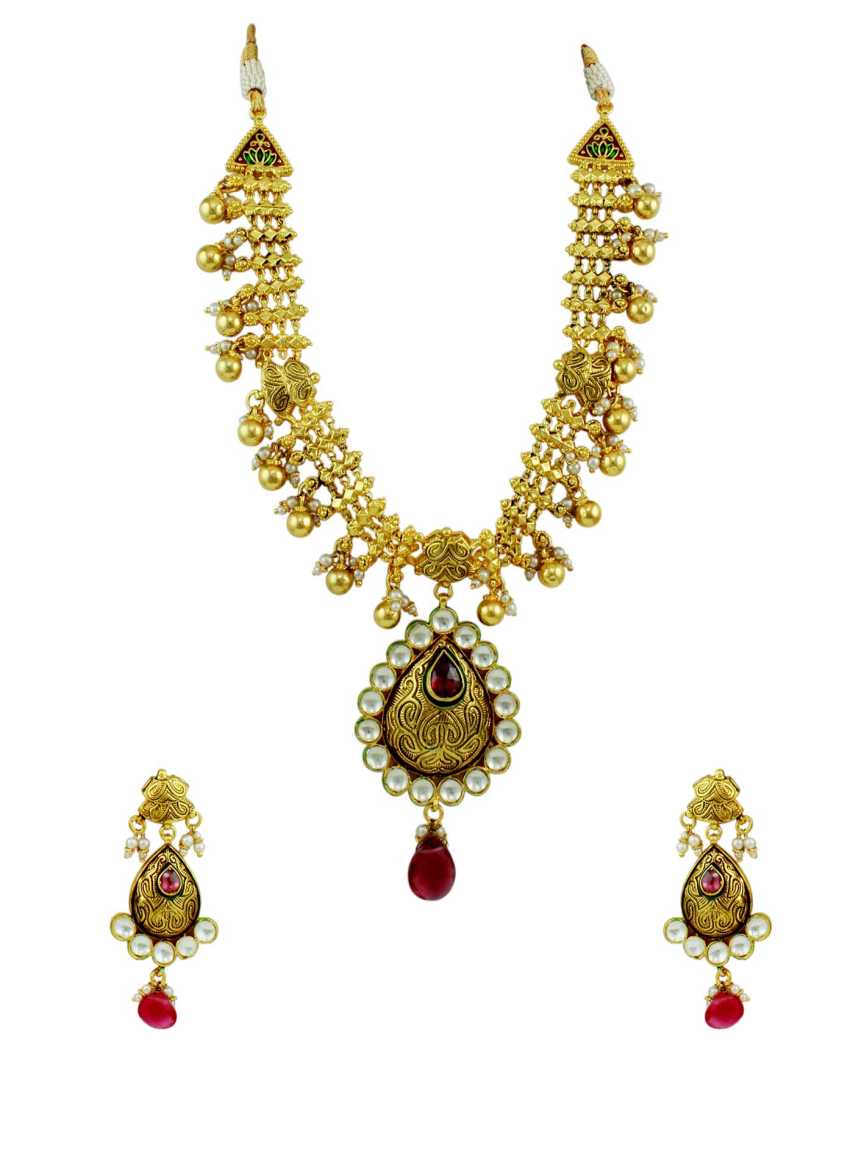 kundan-necklace_earring-NLKU10990RLHG