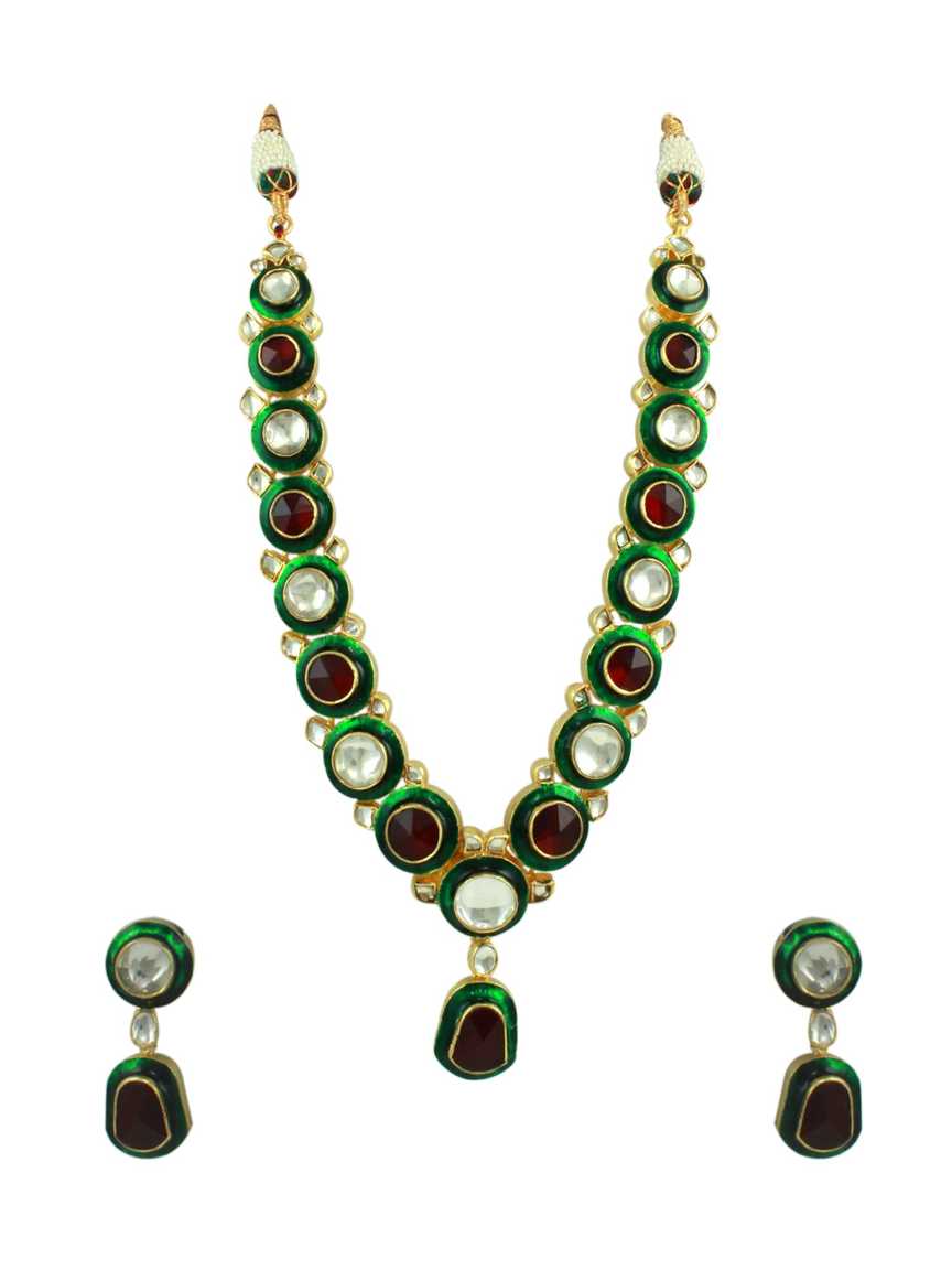 NECKLACE EARRING in JADAU KUNDAN Style | Design - 11005
