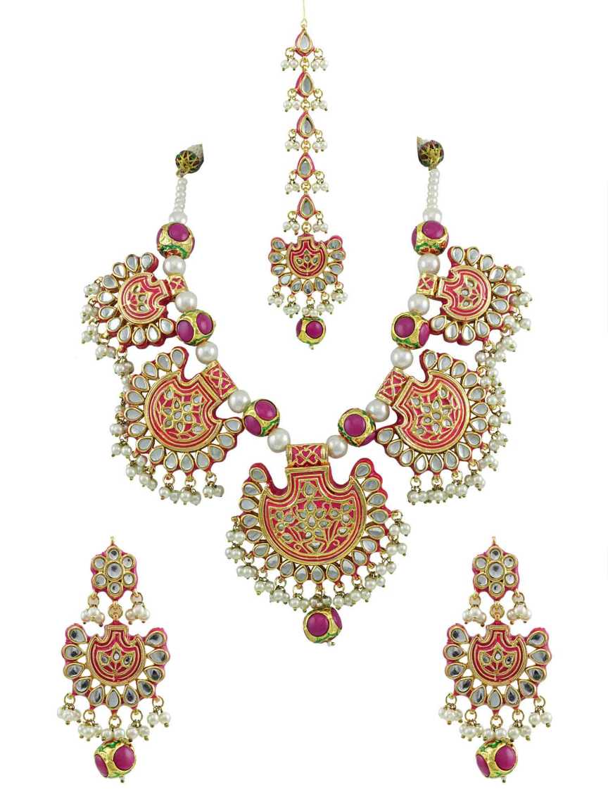 kundan-necklace_earring-NLKU13448RNHG