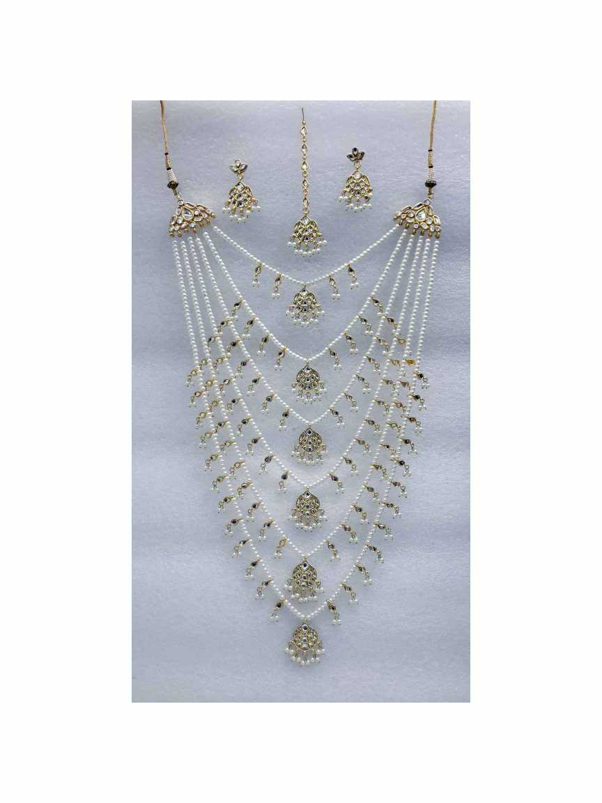 NECKLACE EARRING in JADAU KUNDAN Style | Design - 14310