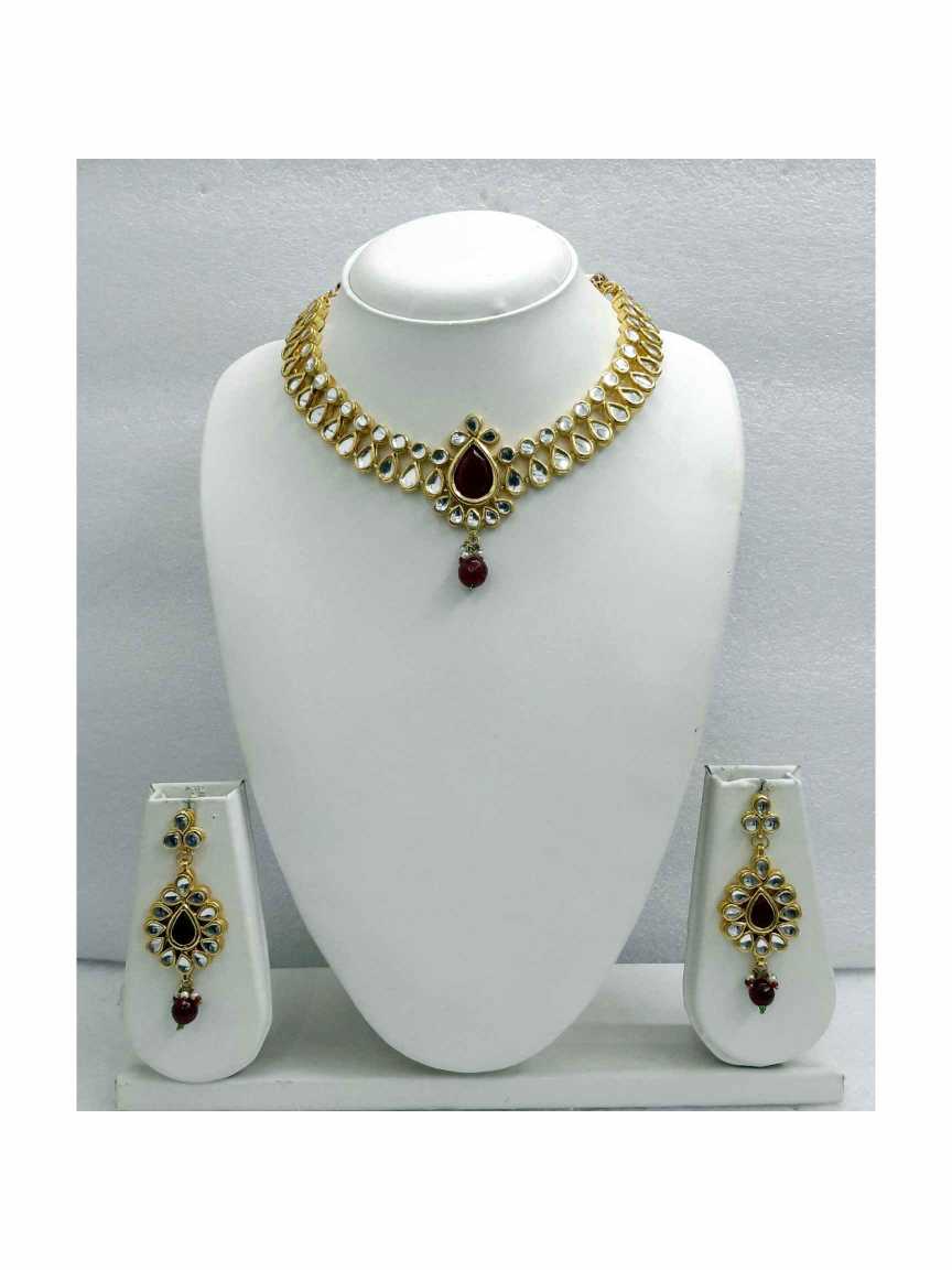 NECKLACE EARRING in JADAU KUNDAN Style | Design - 14345