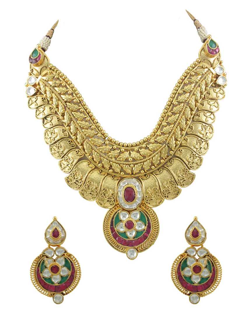 kundan-necklace_earring-NLKU15254RNGNHG