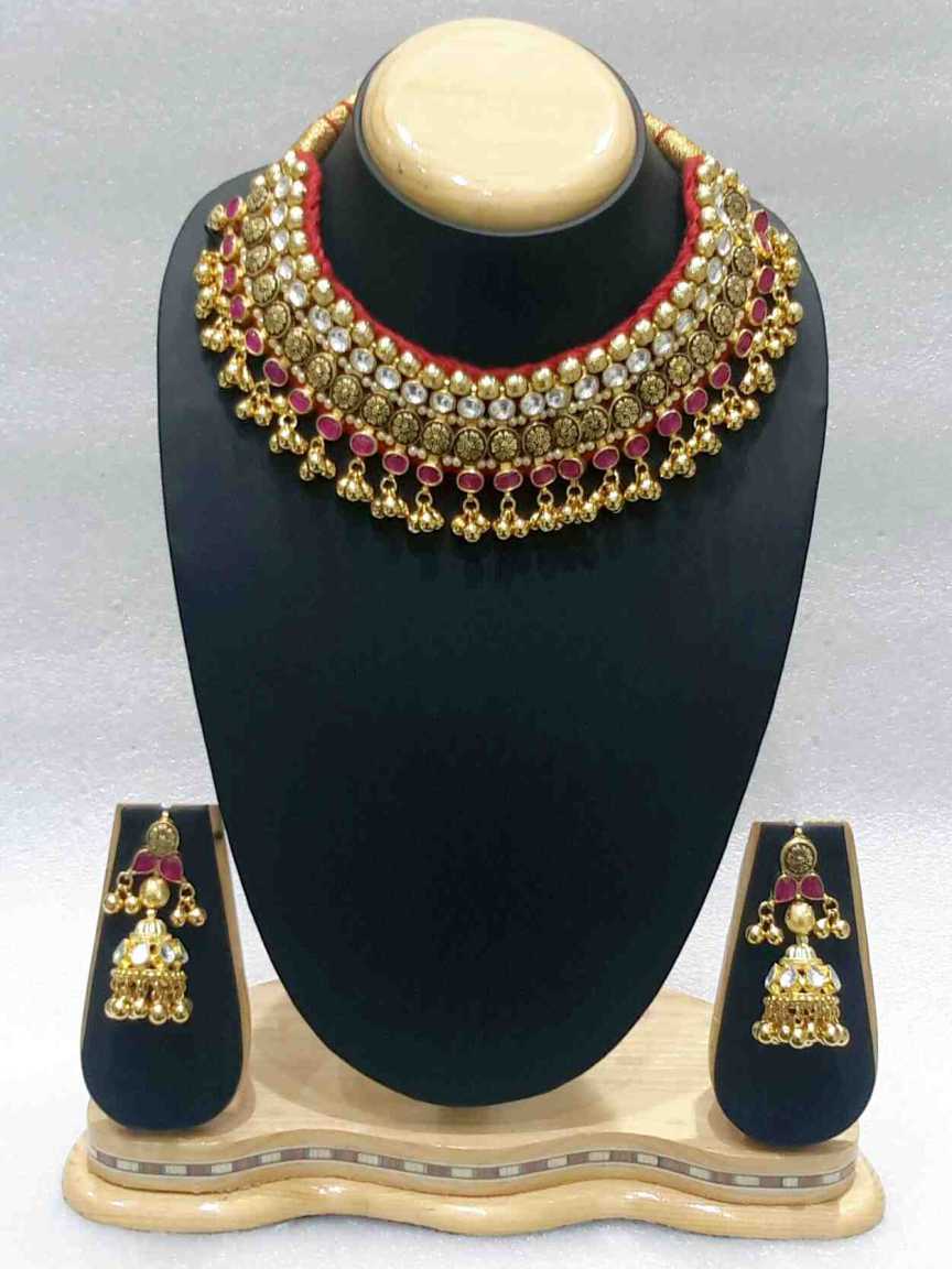 kundan-necklace_earring-NLKU16088RNHG