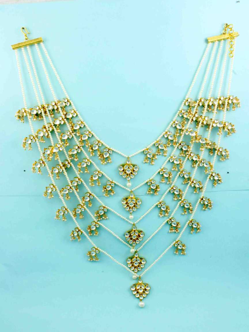 NECKLACE EARRING in JADAU KUNDAN Style | Design - 16215