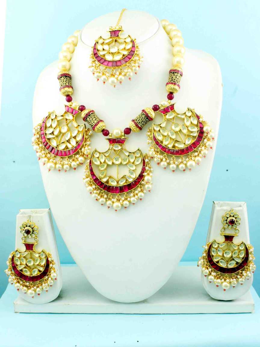 kundan-necklace_earring-NLKU16218RNHG