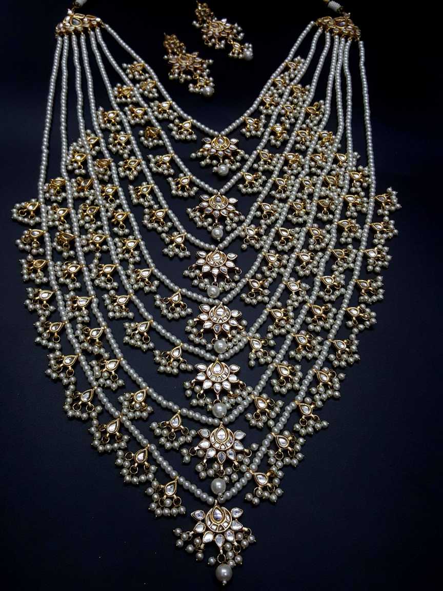 NECKLACE EARRING in JADAU KUNDAN Style | Design - 20002