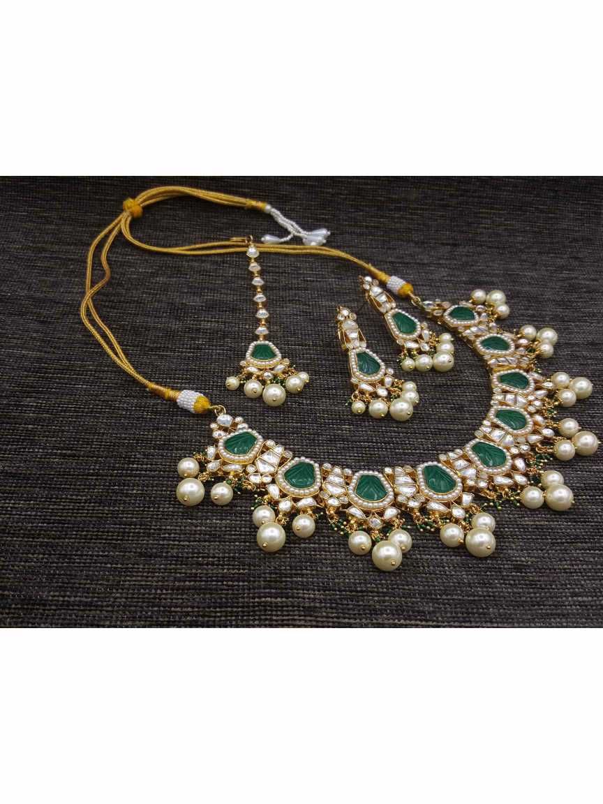 NECKLACE EARRING in JADAU KUNDAN Style | Design - 20147
