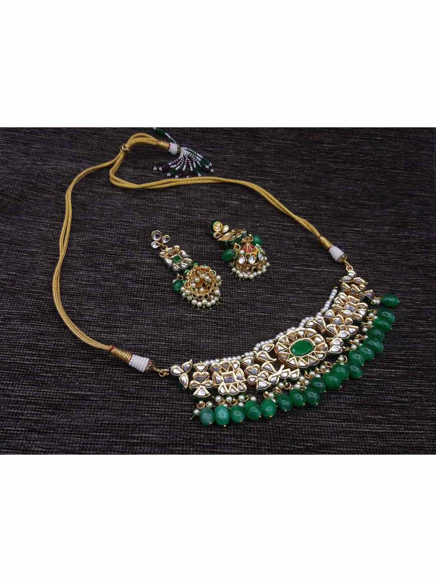 NECKLACE EARRING in JADAU KUNDAN Style | Design - 20203