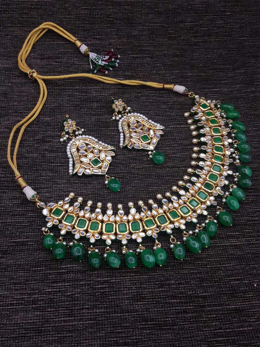 NECKLACE EARRING in JADAU KUNDAN Style | Design - 20204