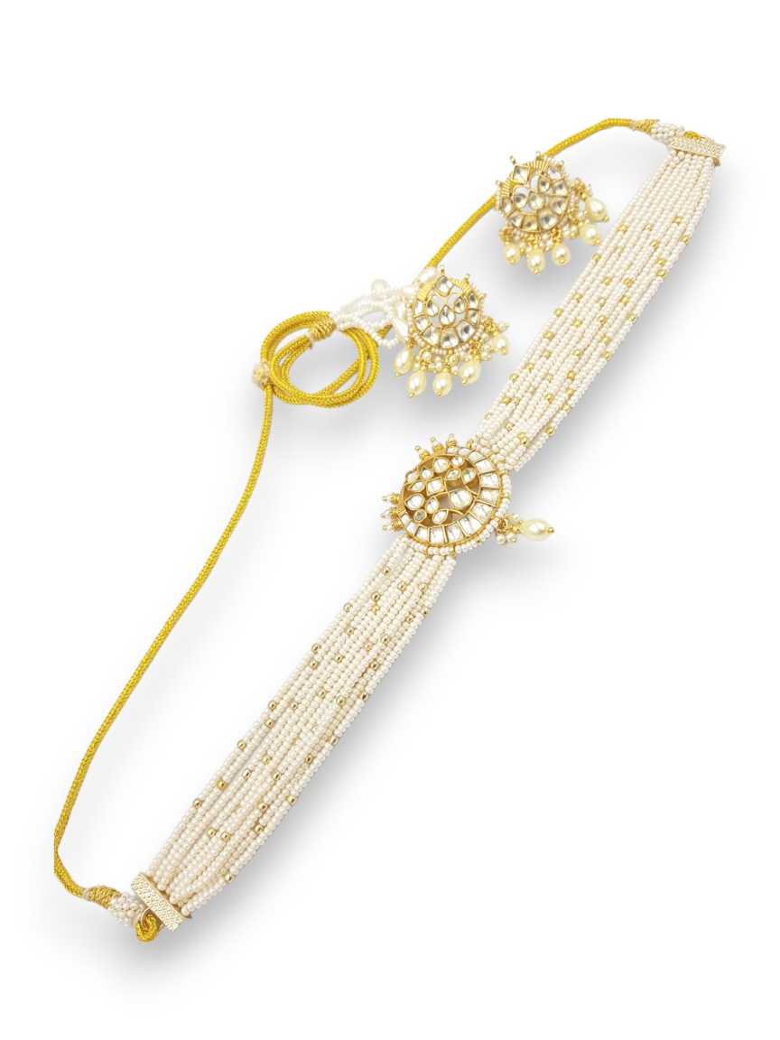 NECKLACE EARRING in JADAU KUNDAN Style | Design - 22884