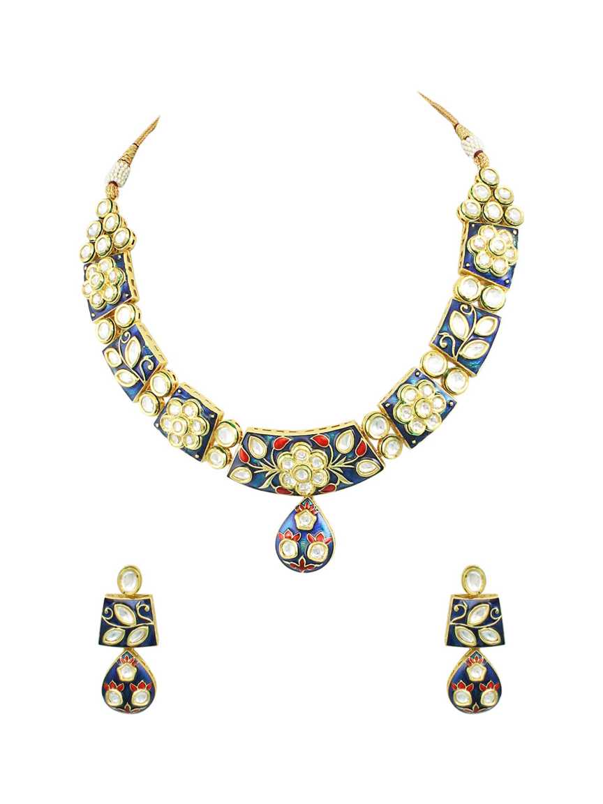 NECKLACE EARRING in MEENAKARI Style | Design - 16574