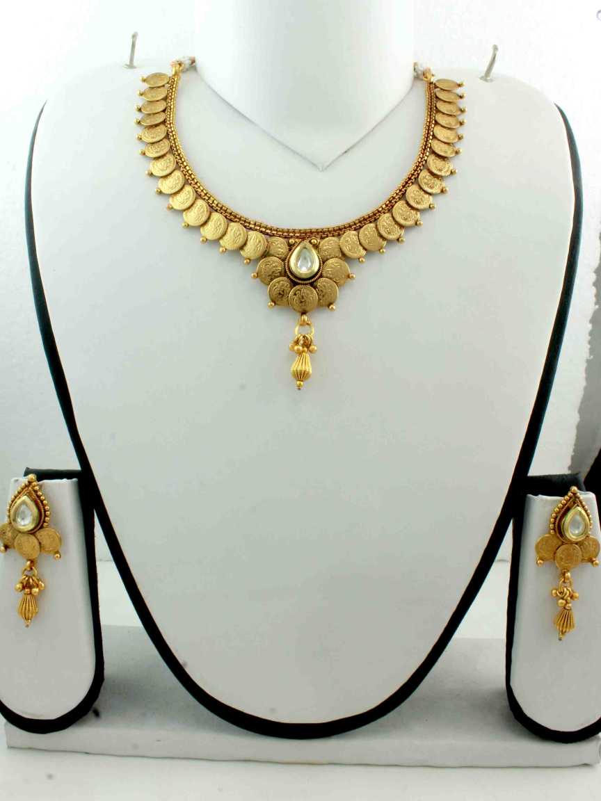 NECKLACE EARRING in TEMPLE Style | Design - 10731