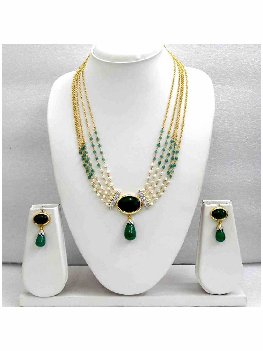 NECKLACE EARRING in ANTIQUE VICTORIAN Style | Design - 14057