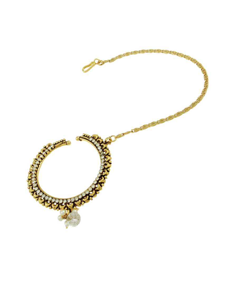 NOSE RING NATH in CHECKERED POLKI Style | Design - 11526