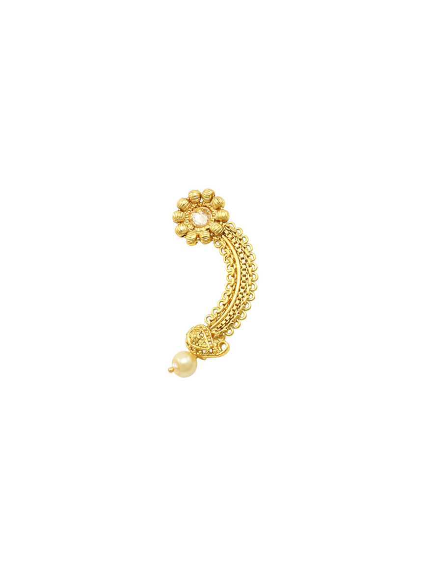 NOSE RING NATH in CHECKERED POLKI Style | Design - 17271