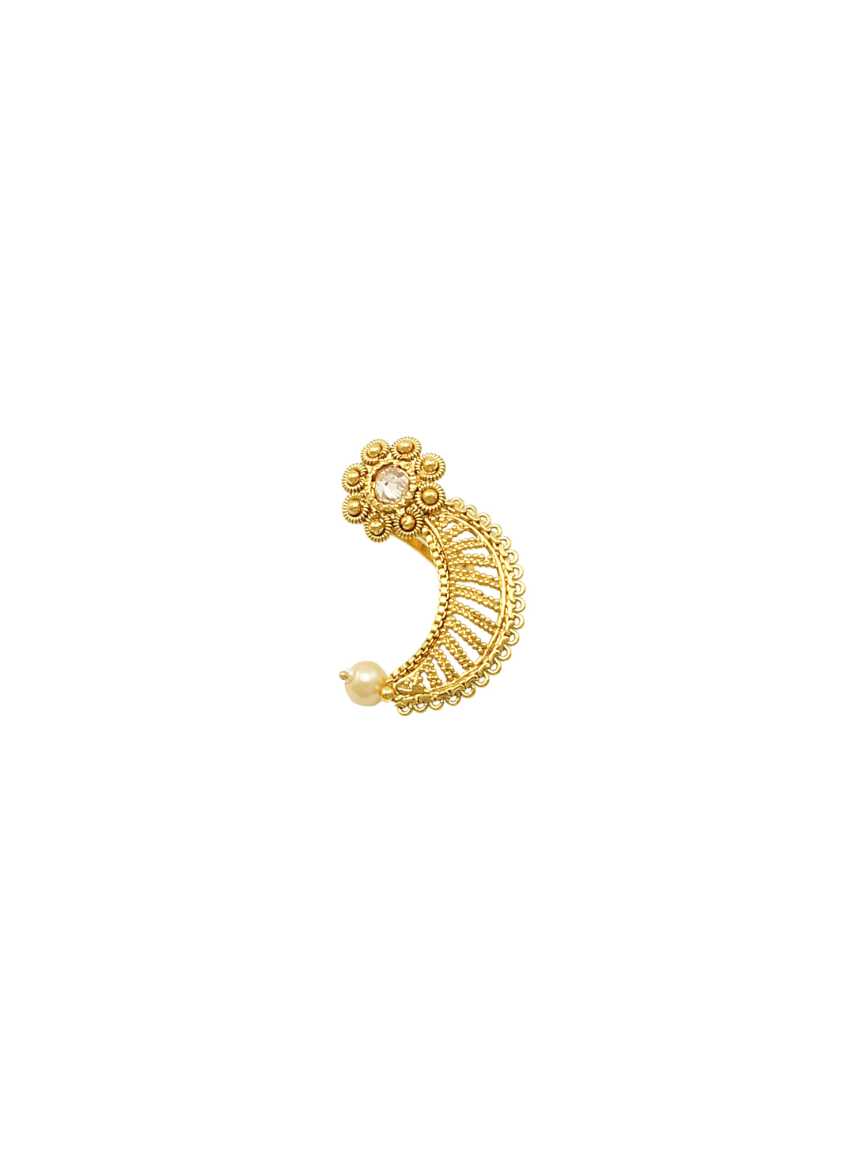 NOSE RING NATH in CHECKERED POLKI Style | Design - 17272