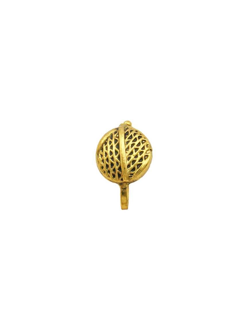 NOSE RING NATH in CHECKERED POLKI Style | Design - 17484