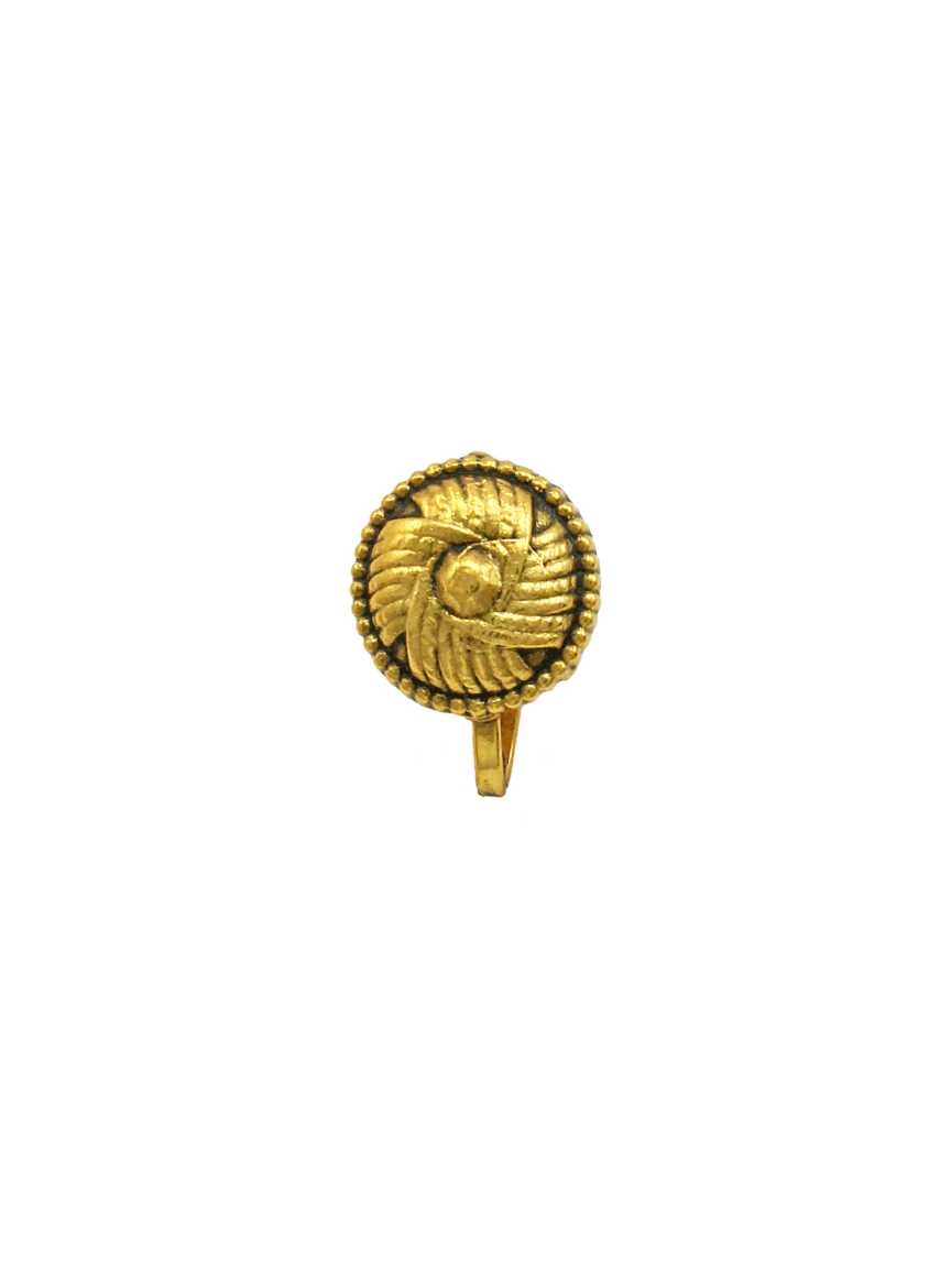 NOSE RING NATH in CHECKERED POLKI Style | Design - 17490