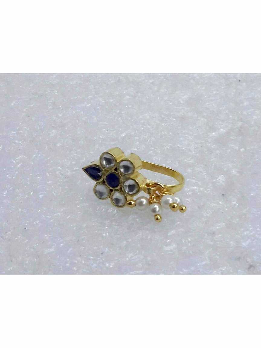 kundan-nose_ring-NRKU14251BLHG