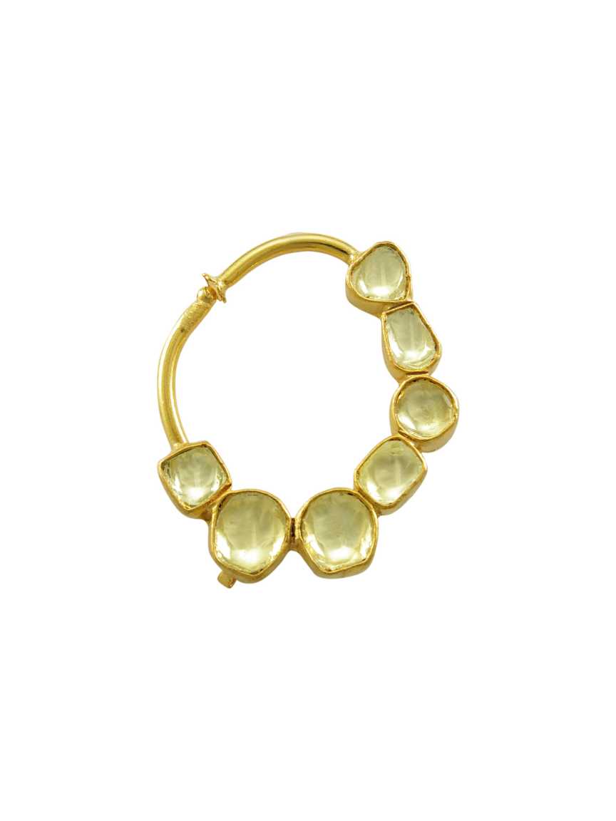NOSE RING NATH in JADAU KUNDAN Style | Design - 15157