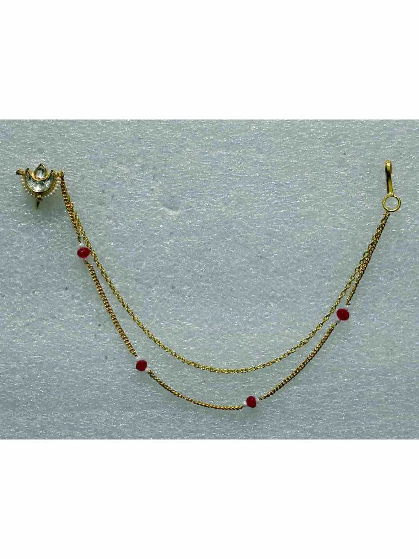 NOSE RING NATH in JADAU KUNDAN Style | Design - 15724