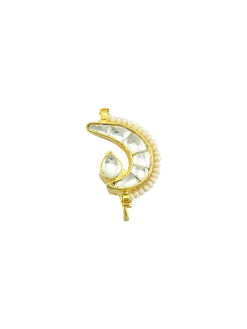 NOSE RING NATH in JADAU KUNDAN Style | Design - 15860