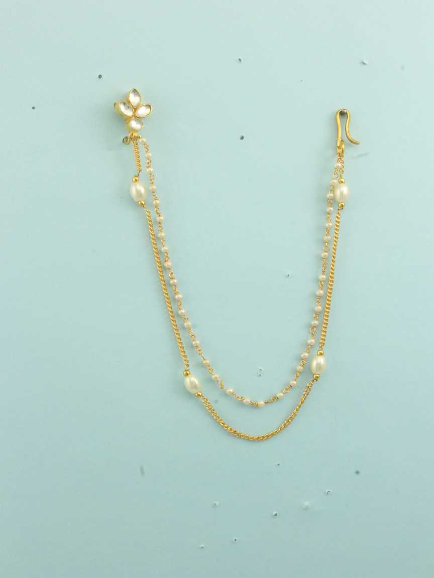 NOSE RING NATH in JADAU KUNDAN Style | Design - 16548