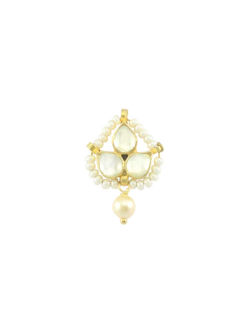 NOSE RING NATH in JADAU KUNDAN Style | Design - 17046