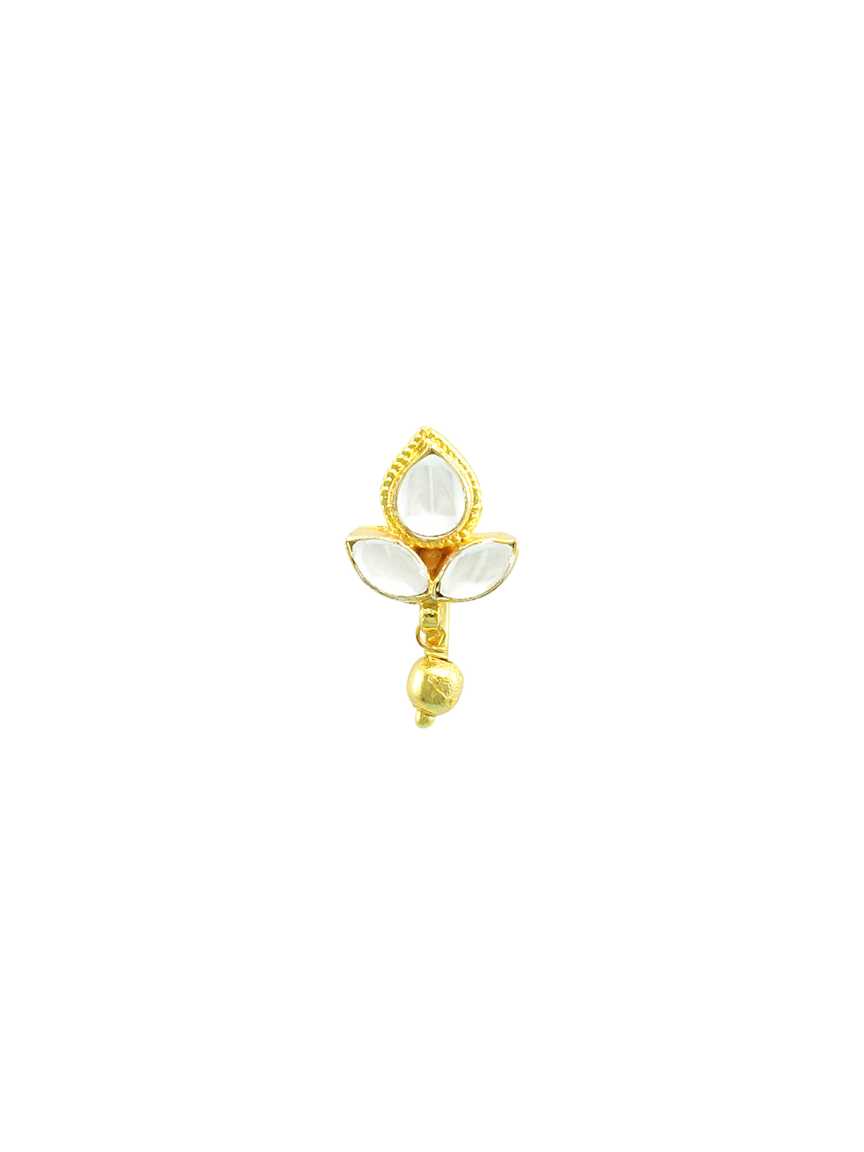 NOSE RING NATH in JADAU KUNDAN Style | Design - 17179