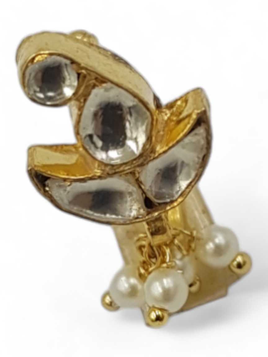 NOSE RING NATH in JADAU KUNDAN Style | Design - 23051