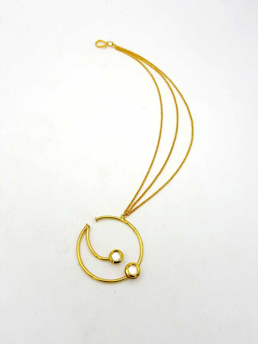 NOSE RING NATH in VILANDI KUNDAN Style | Design - 19222
