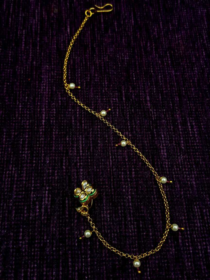 NOSE RING NATH in VILANDI KUNDAN Style | Design - 20050