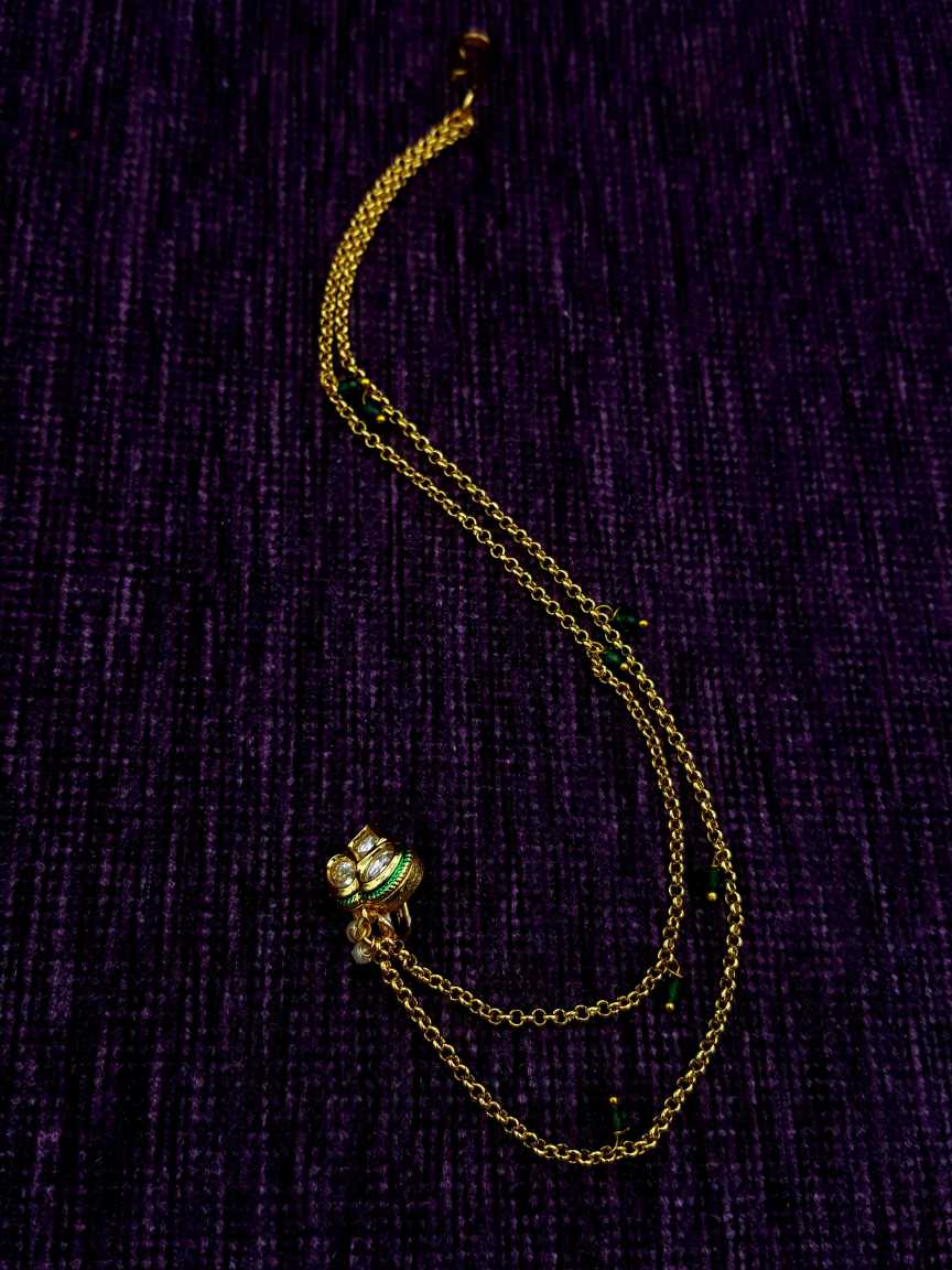 NOSE RING NATH in VILANDI KUNDAN Style | Design - 20053
