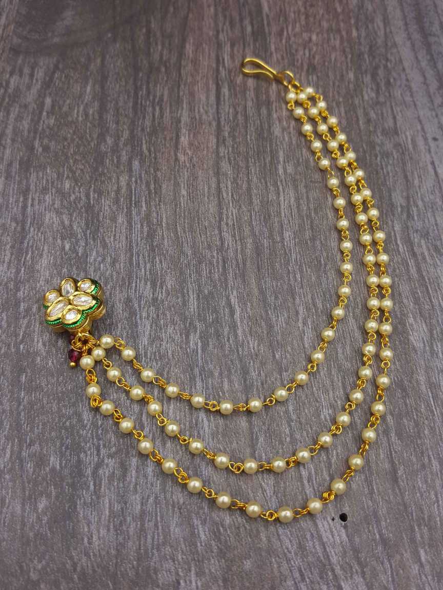 NOSE RING NATH in VILANDI KUNDAN Style | Design - 20273