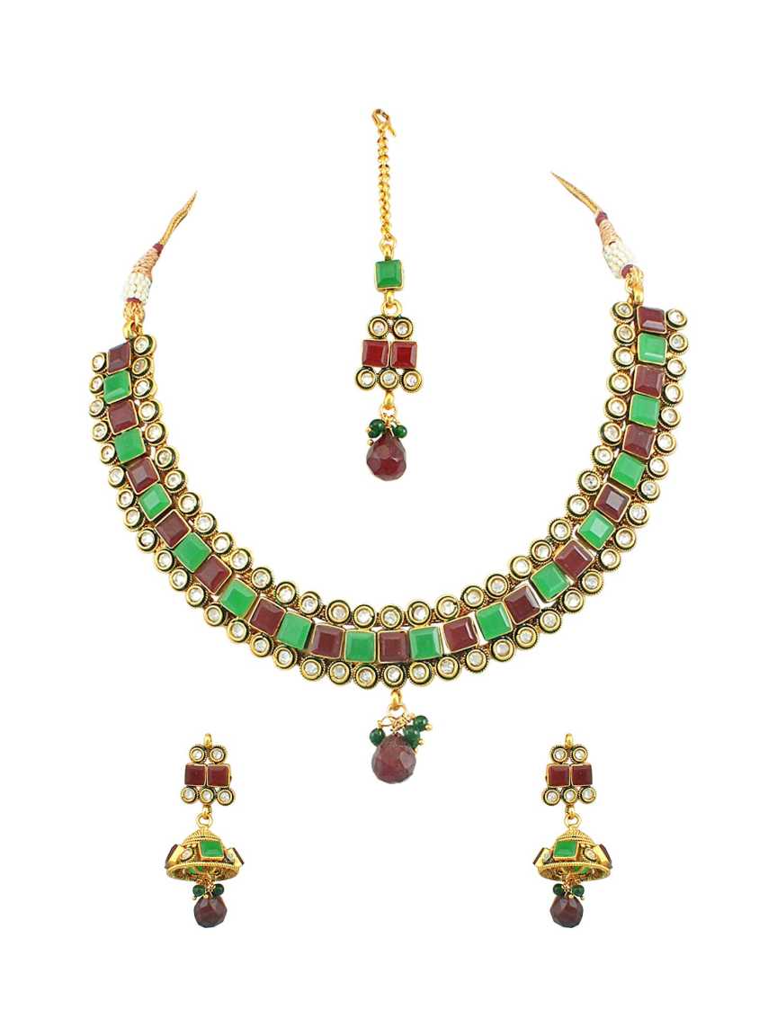 checkered_polki-necklace_er_tk-NTCK10683REHG