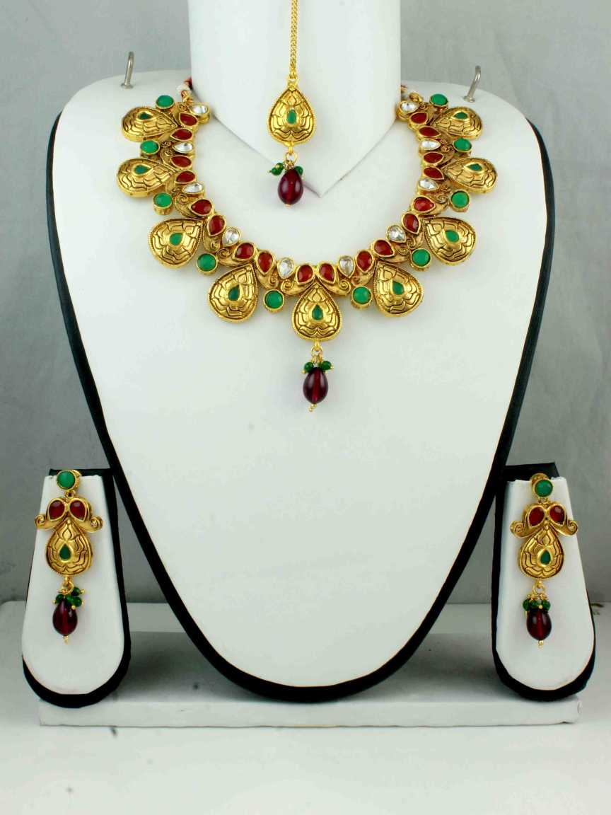 checkered_polki-necklace_er_tk-NTCK10692EYHG