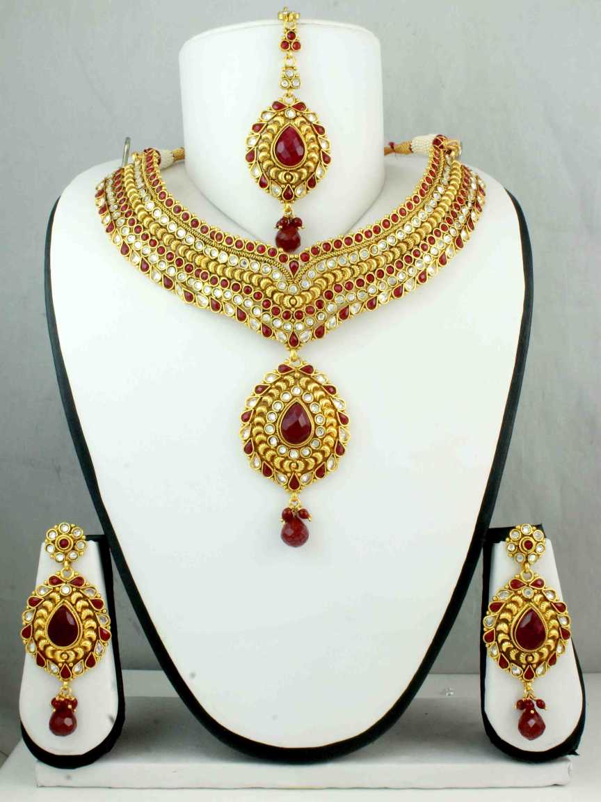checkered_polki-necklace_er_tk-NTCK10702RBHG