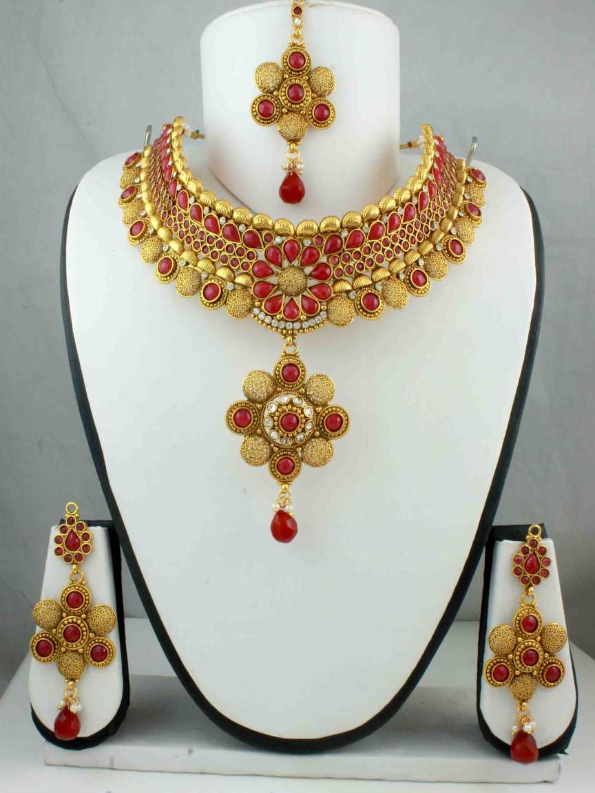 checkered_polki-necklace_er_tk-NTCK10783RBHG